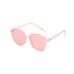 Jheyewearストリートファッションレディースクラシックラウンド特大ACレンズ格安サングラス2025 - Product Image 3