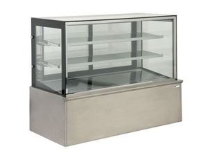Bán Hot Mini Bakery <span class=keywords><strong>Acrilic</strong></span> Bánh Hộp Cơ Sở Tủ Lạnh Tủ Lạnh Trưng Bày Với Vòng Tròn Đen Trường Hợp Quầy - Product Image 5