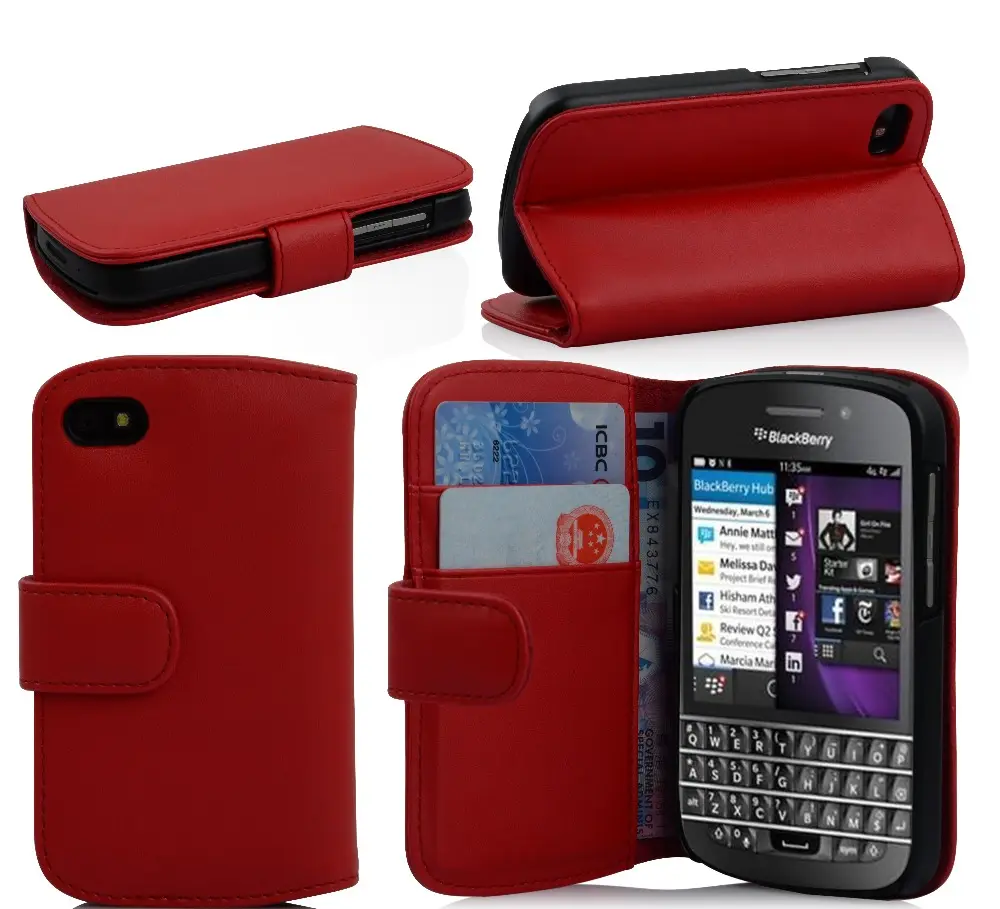 Mobiele Telefoon Lederen Toetsenbord Case Andere Accessoires Voor Black Berry Q10