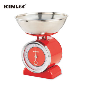 5kg mekanik tartı gıda ölçeği ile paslanmaz çelik kase mutfak Analog ölçeği