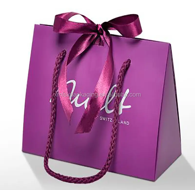 New Design luxury Fashion fancy paper jewellery gift shopping bag