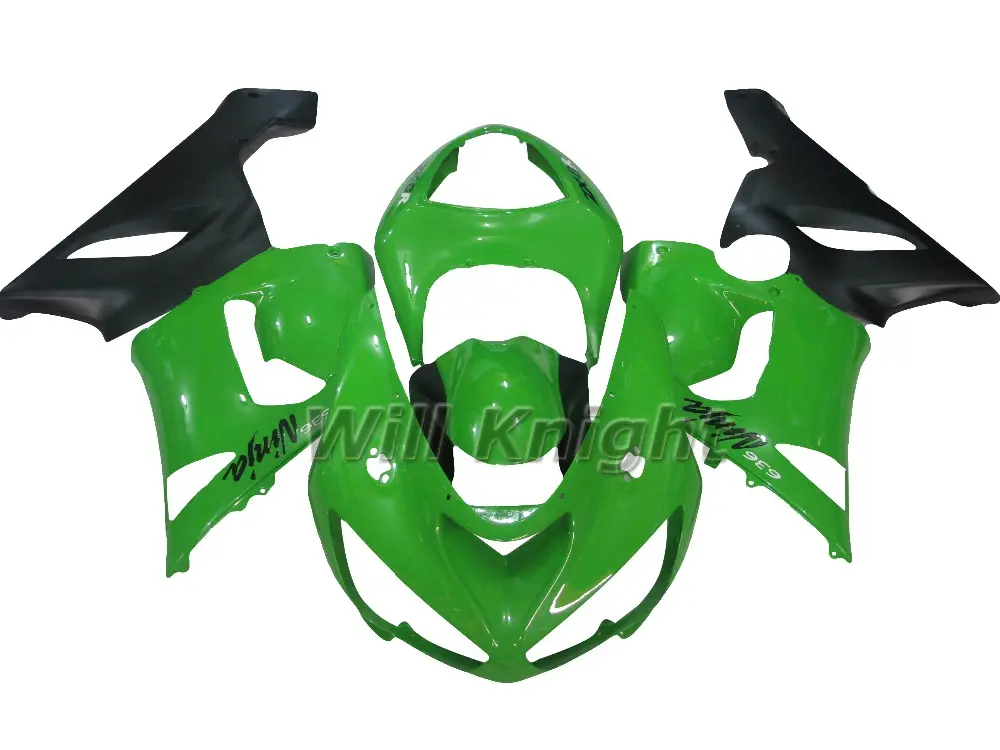 Injection Molded Fairing Kit For Kawasaki Ninja 636 ZX6R ZX-6R 05 06 ABS Plastic Motorcycle bodywork kit Green