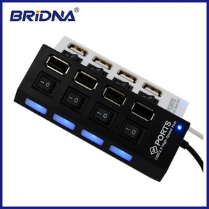 Mini 4- <span class=keywords><strong>port</strong></span> hub <span class=keywords><strong>usb</strong></span> <span class=keywords><strong>com</strong></span> adaptador ac