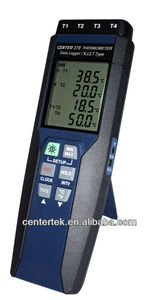 Digital Industrial registro de datos sonda del termómetro con 4 canales y sensor K J E T tipo de sonda