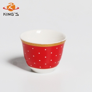 中国制造商定制设计阿拉伯陶瓷小卡瓦咖啡杯套装 - Product Image 3