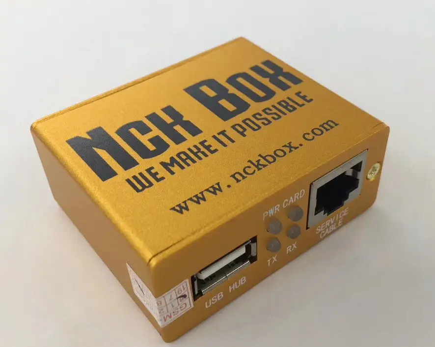 2019 caixa de desbloqueio de ouro nck box, com cabo de 16 peças para lg htc motorola