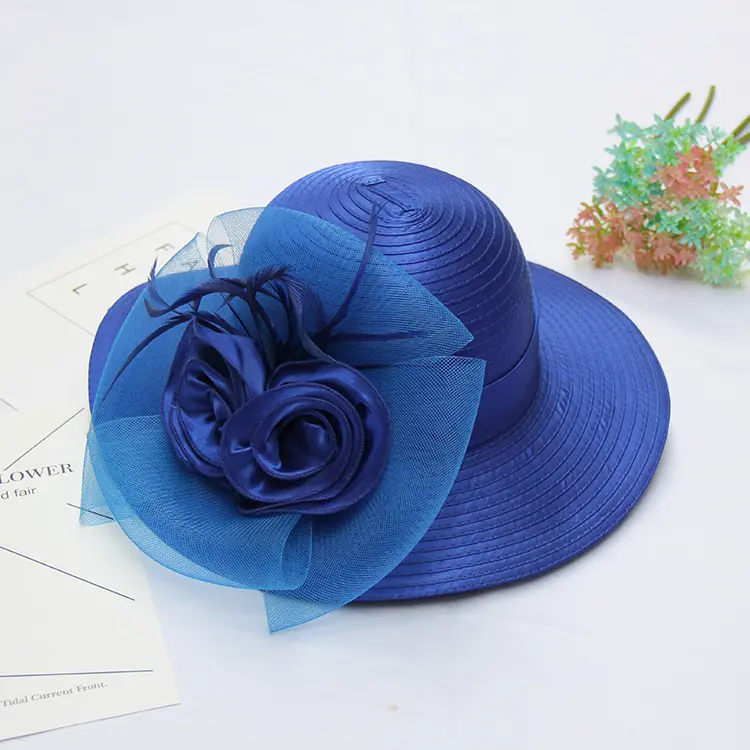 Chapeaux d'église en organza, pour fête et mariage, offre spéciale, collection