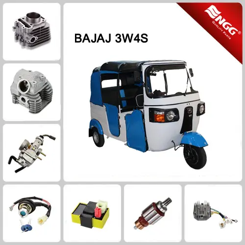 Bajaj 3W4S de piezas de repuesto de 3 ruedas bajaj