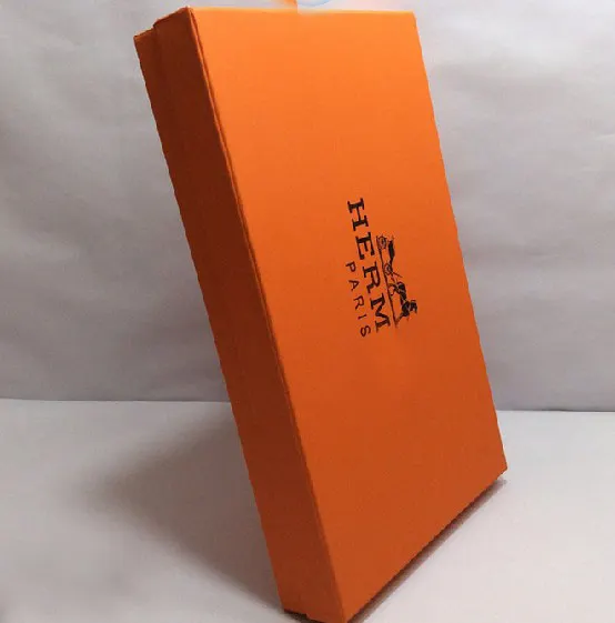 Custom Printing Luxury Orange Matte Retail Paper Bag Packaging Design