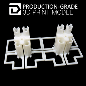 Elektronische shell 3d druck teil uv-beständig, durable standard kunststoff modell