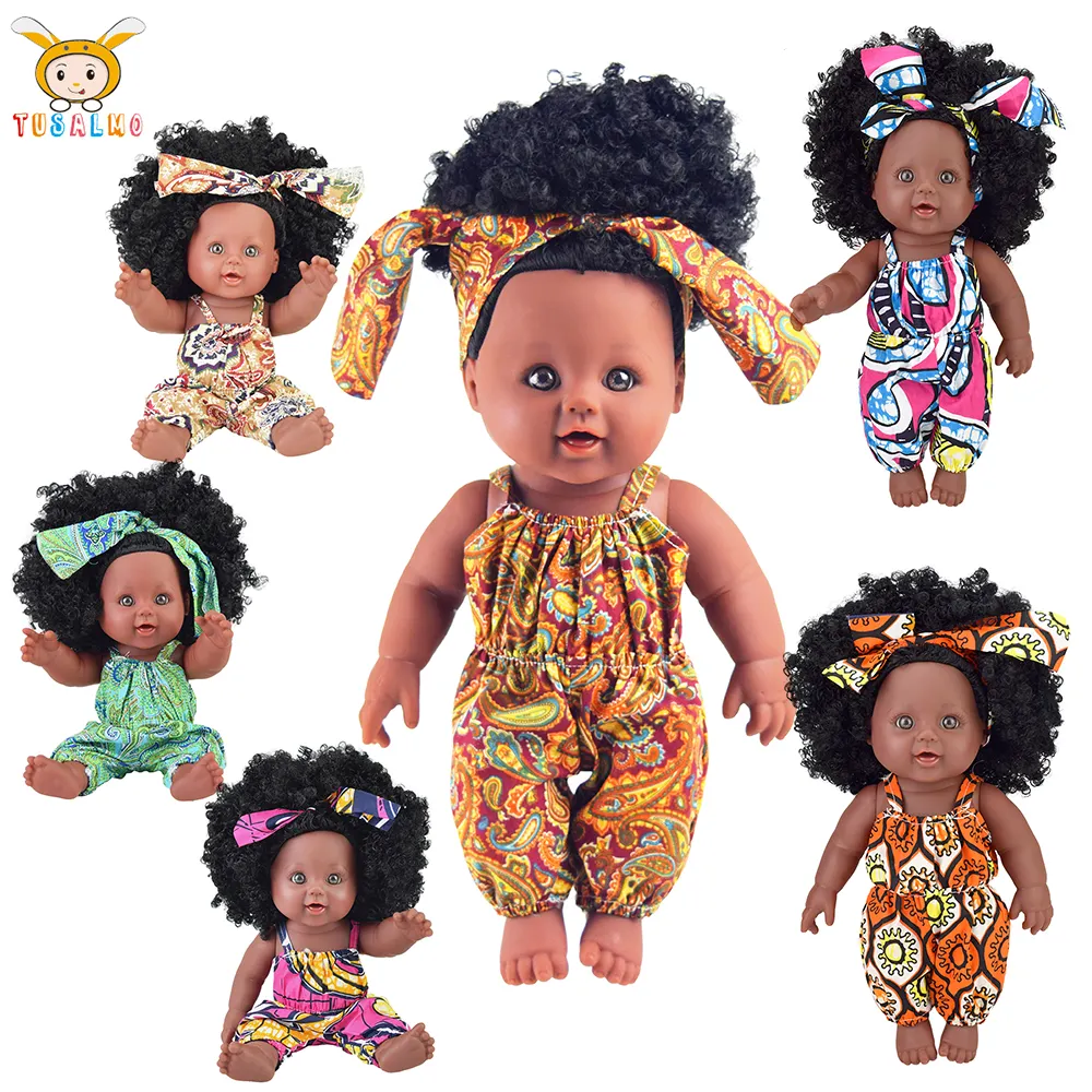 Poupée africaine et américaine pour enfants, bébé, poupée mignonne, à la mode, vente en gros,