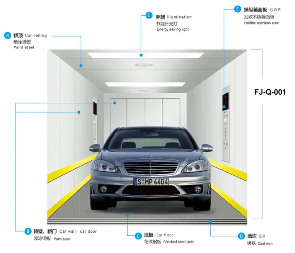 FUJIZY-elevador de carga de coche, productos a precio barato