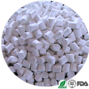 Masterbatch de plástico blanco con dióxido de titanio Tio2