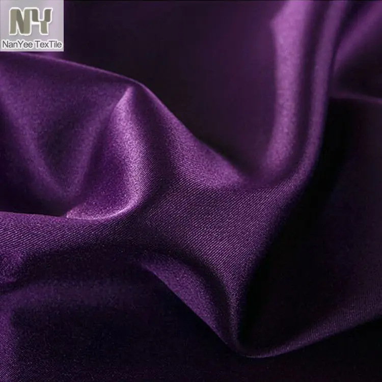 Nanyee Textiel Zachte Matte Satijn Stijl 97% Polyester En 3% Spandex Stof