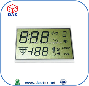 6 karakter haneli monokrom lcd ekran 7 segment