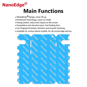 NANOEDGE Tüm Vücut Ekran Ön + Arka çok yönlü Ekran Koruyucu TPU Film Samsung Not Için 10 Not 10 <span class=keywords><strong>pro</strong></span> Ekran Koruyucu