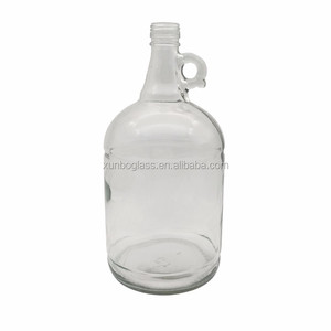 1L 3L büyük komik şarap cam şişe cam kırmızı şarap şişesi ile plastik kap - Product Image 3