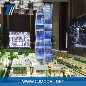 Escala modelo de edificio para 3D famoso edificio modelos en miniatura de fábrica - Product Image 3