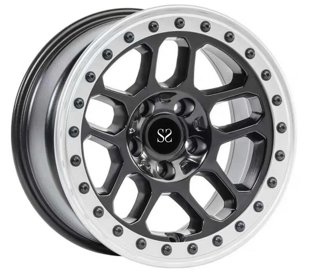 5x127 Bead Lock 17x8 ruota in fusione di alluminio per Wrangler