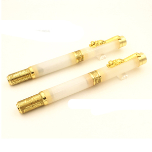 NEW High-<strong>class</strong> Heavy China Style <strong>Jade</strong> Luxury Metal boss Fountain Pens - Product Image 1