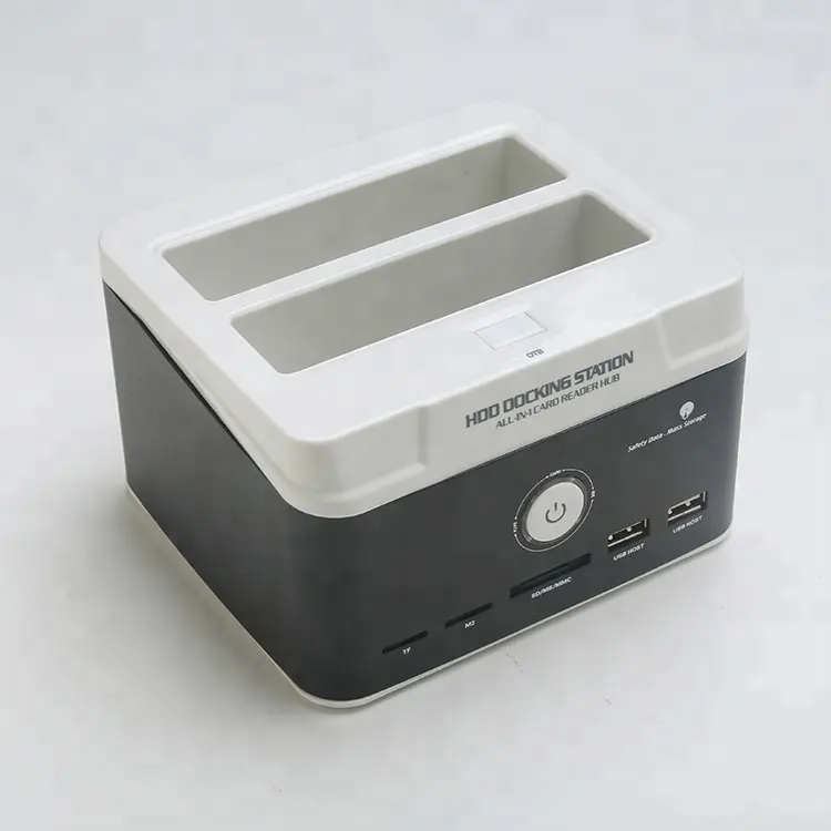 Su misura HDD Docking Station Driver Dual USB3.0 SATA HDD Docking Station per Tutto in uno