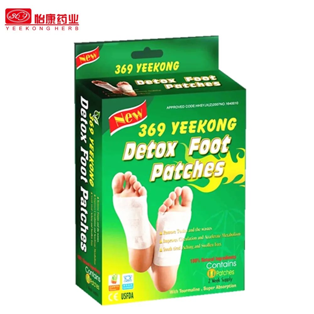 Wood bamboo vinegar detox foot patch Disposable biomedical acupuncture