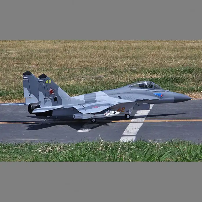 Electric Power Color Smoking RC Airplane Mig-29