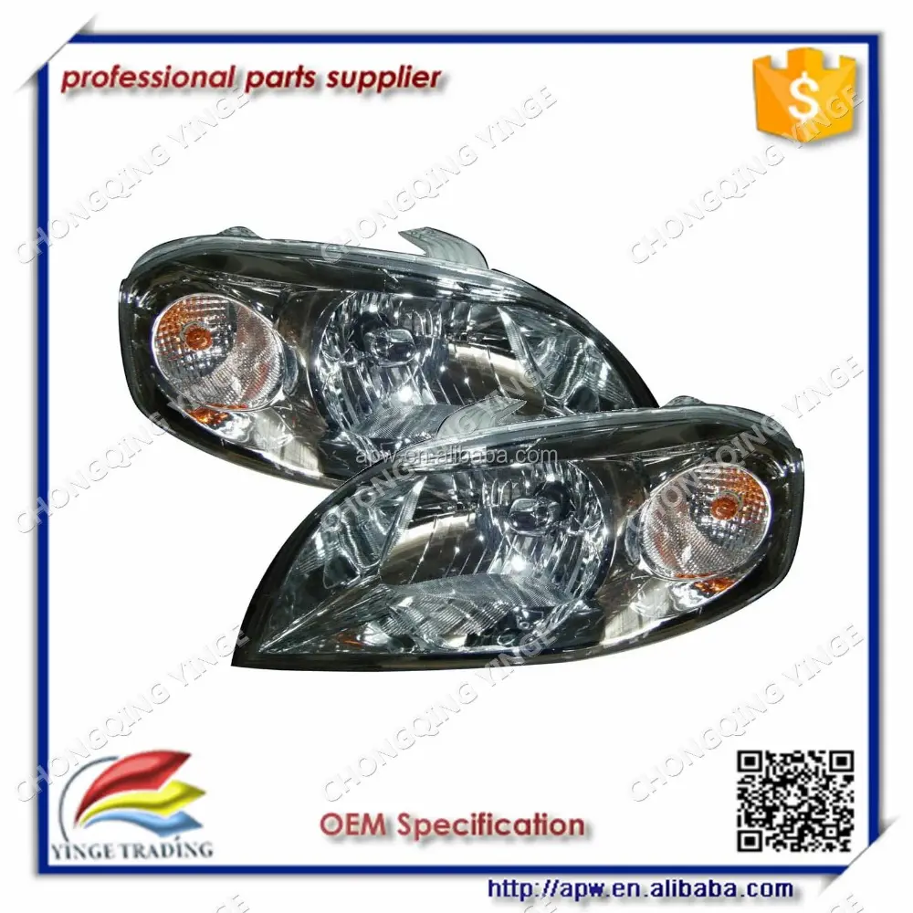 Lampu Depan Mobil 96650528/96650529 Aksesori Chevy Chevrolet Aveo