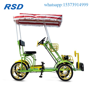 4人乗りサリー四輪車、自転車シート4タンデム用 - Product Image 3