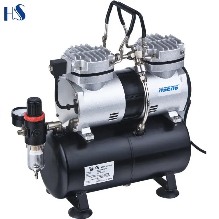 HSENG mini airbrush compressor AS196