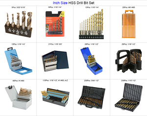 41 个公制 <span class=keywords><strong>DIN338</strong></span> 黑色氧化物轧制 HSS 钻头套装，用于金属不锈钢铝在塑料盒中钻孔