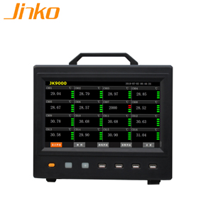 Jk9000 gravador de dados, 8 canais, pressão de temperatura, umidade, dispositivo de aquisição de dados, multicanal