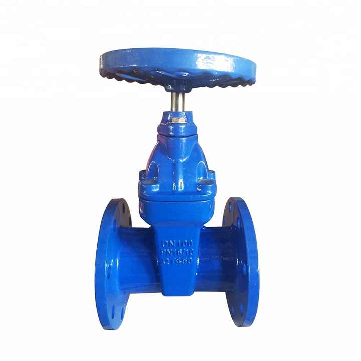 DIN 3352 F4 DN50 PN16 Ductile Iron Cast Iron CI OS&Y Resilient Seated Flange End Gate Valve