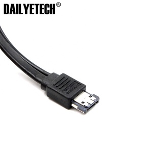 <strong>ESATA</strong> Power <strong>ESATA</strong> Combo <strong>to</strong> SATA 22pin &amp; IDE 4pin 5V 12V for 3.5&quot; 2.5&quot; Hard Disk Data Cable - Product Image 5