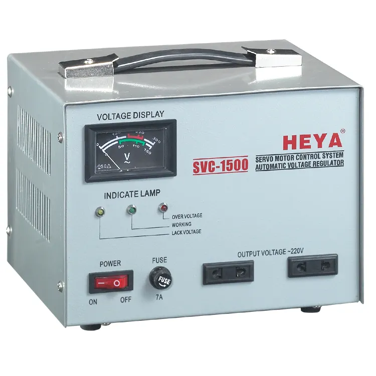 SVC 500VA 1000VA 1500VA Servo AC Regolatore di Tensione del Generatore Stabilizzatore