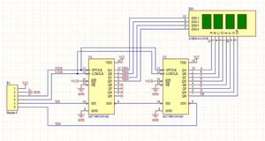 Display numerico digitale Taidacent 74 hc595d Driver Ic 0.36 pollici colore rosso 4 cifre Led segmento segmento circuito Display - Product Image 4
