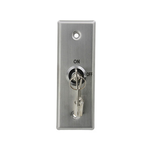 Mortise Tubular Stainless Steel Emergency Release on Request to <strong>Exit</strong> <strong>Push</strong> <strong>Button</strong> Key Switch for Access Control <strong>System</strong> Door Lock - Product Image 2