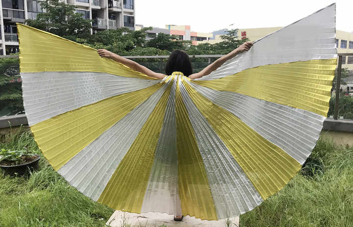 Belly Dance Isis Wings Costume Women Festival Stage Parade Angel Isis Wings Props