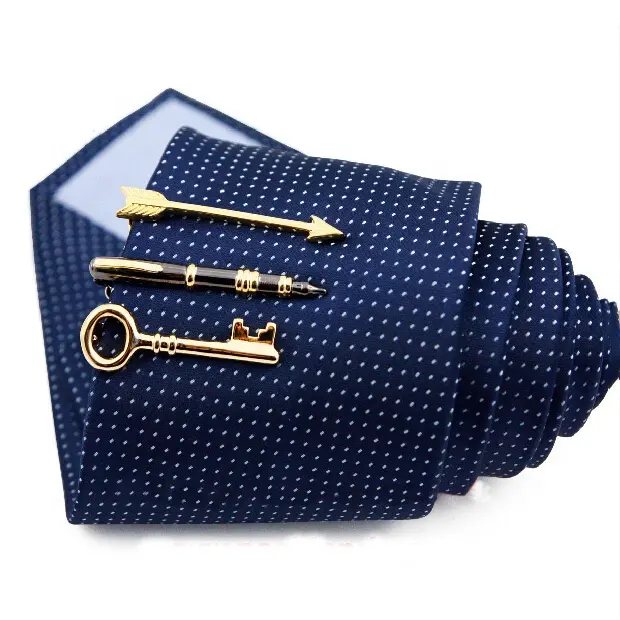 Custom Op Tie Clip In Pijl Pennen Koper Tie Pin Toetsen