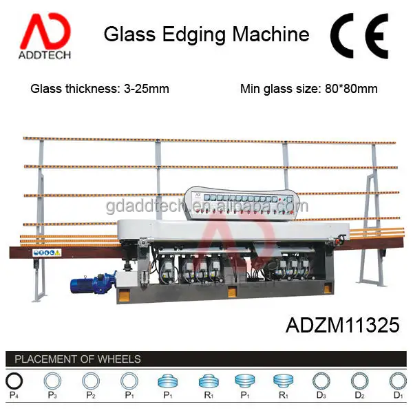 Maquinaria de vidrio usada, máquina de pulido plana de vidrio