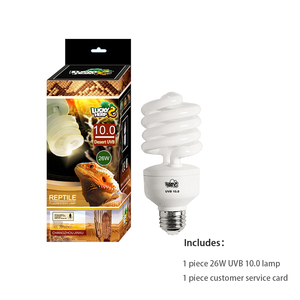 LuckyHerp זוחלים uv מנורת חיסכון באנרגיה 13 W <span class=keywords><strong>UVB</strong></span> 5.0 10.0 תאורת נורות