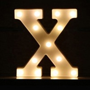 Letras de marquesina del alfabeto P con luz <span class=keywords><strong>LED</strong></span> Venta de Navidad para decoración de fiesta de boda y cumpleaños