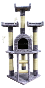 Kitten Cat Tree Scratch Post Sisal Toy Activity Centre with cat <strong>nip</strong> - Product Image 3