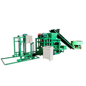Hempcreto máquina de bloques entre bloqueo máquina de fabricación de bloques QT4-25 alemán Semi automática de bloques de hormigón máquinas - Product Image 6