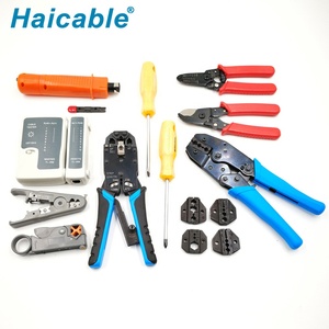 Network Electricians <strong>Tool</strong> <strong>Kit</strong> HT-K4015 <strong>Tool</strong> Set for Cable Installation and Tester