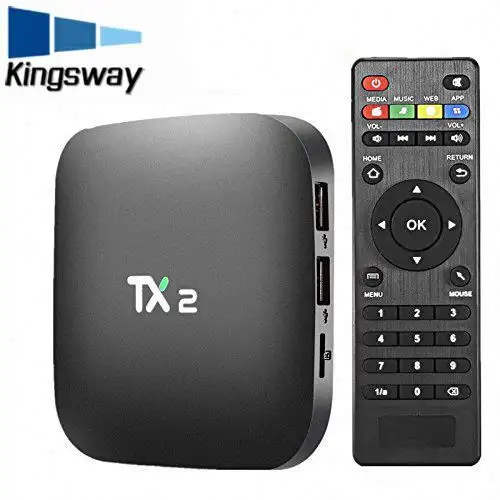 Set Top Box Baru, Kotak Tv Pintar Tx2 Rk3229 2G 16G Penerima Tv 4 K Multi Bahasa Android 6.0 KD 16.0
