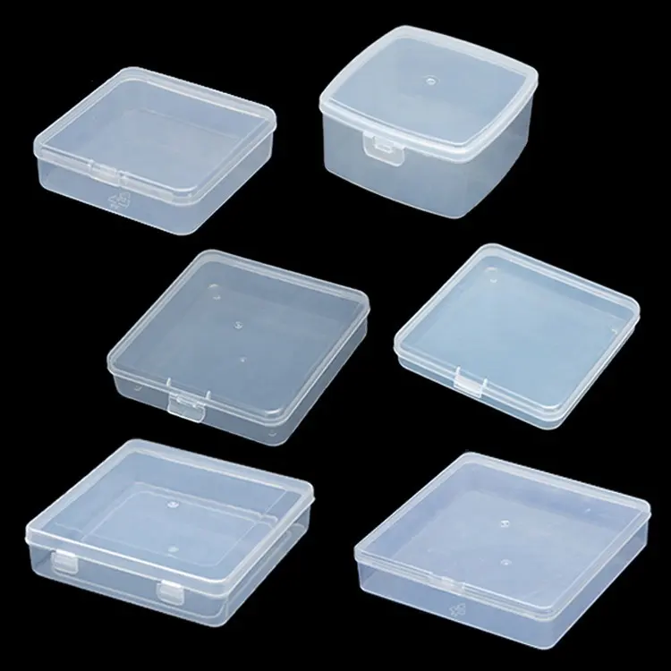 Foam Product Clear Flat Plastic Packaging Box Boxes Custom Logo for Storage