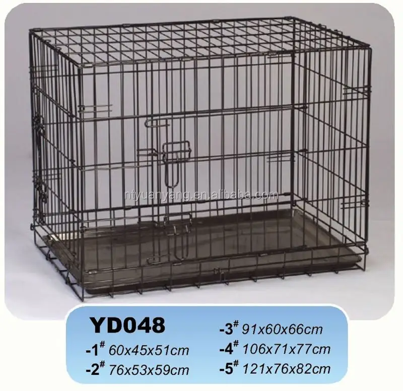 Pliante décorative En Métal Fil Cages à Chien Caisse Chenil Pour Animaux de Compagnie Fabricant de Cages Pour Animaux de compagnie, Transporteurs et Maisons de Couchage Pour Animaux De Compagnie pour Chiens ISO9001