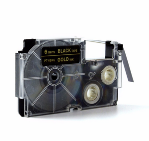 Uyumlu bantlar üzerinde 12mm siyah sarı PT-12YW/XR-12YW etiket bant kartuşu <span class=keywords><strong>EZ</strong></span> etiket yazıcı için