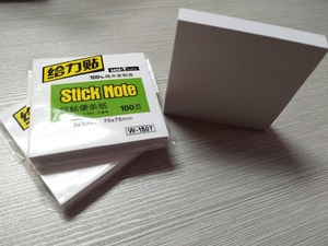 WQN自粘便笺/书桌速记便笺定制便笺便笺廉价日记便笺 - Product Image 3